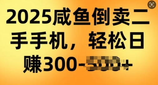 2025闲鱼倒卖二手手机，高客单，高利润，轻松日入3张-灵创汇